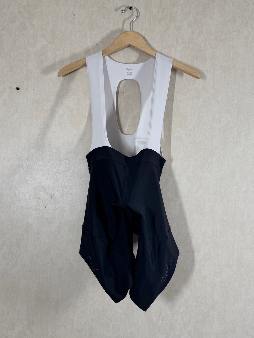 Rapha Women’s Core Cycling Bib Shorts Chamois Pad in Black White M - Picture 3 of 15